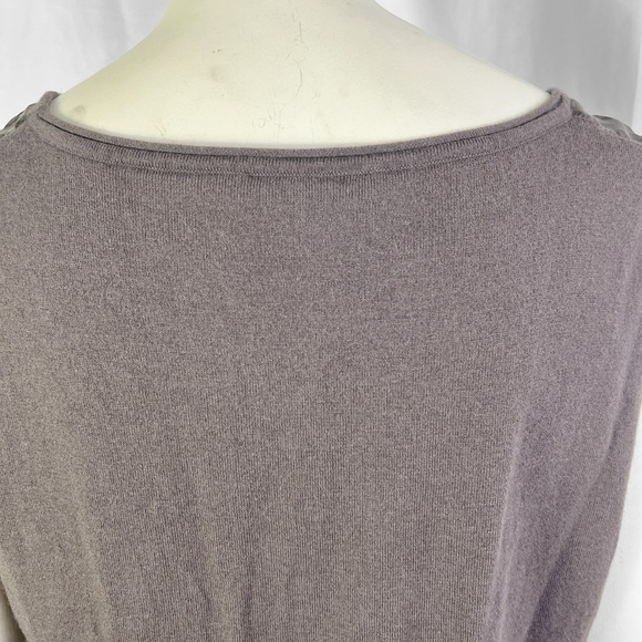 LAURÈL BY ESCADA PURPLE CAMISOLE SEQUINS MADE IN GERMANY SILK ANGORA TOP SIZE 44 - Picture 5 of 10